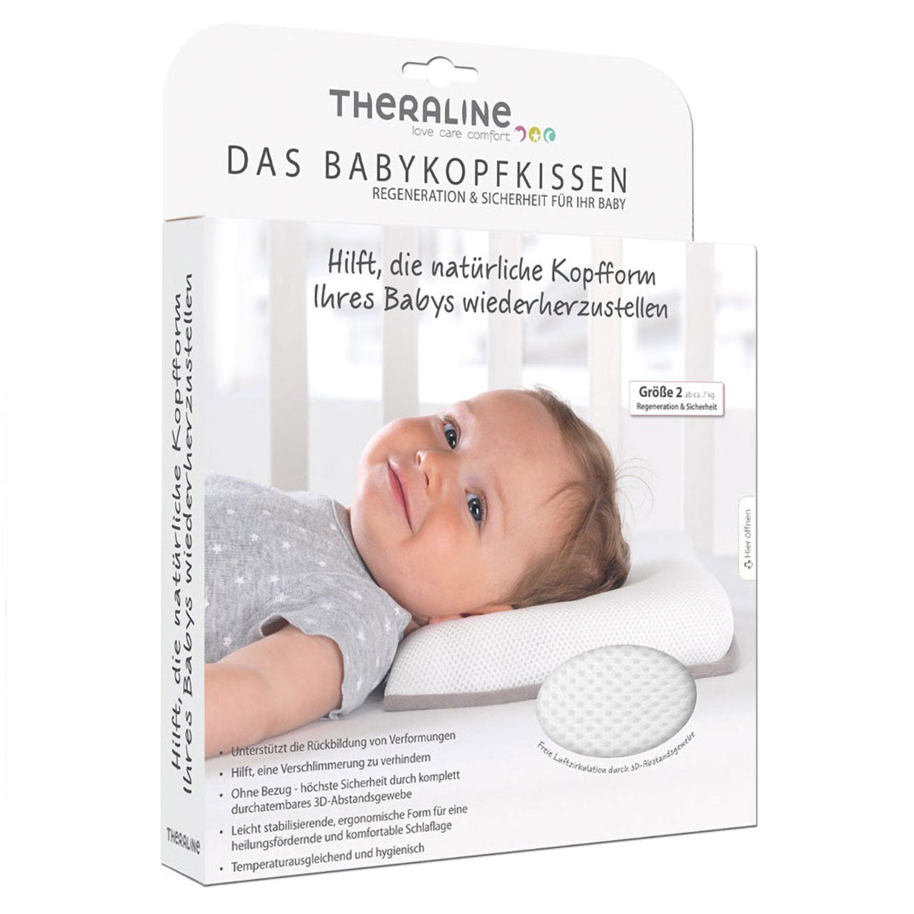 Theraline Babykopfkissen