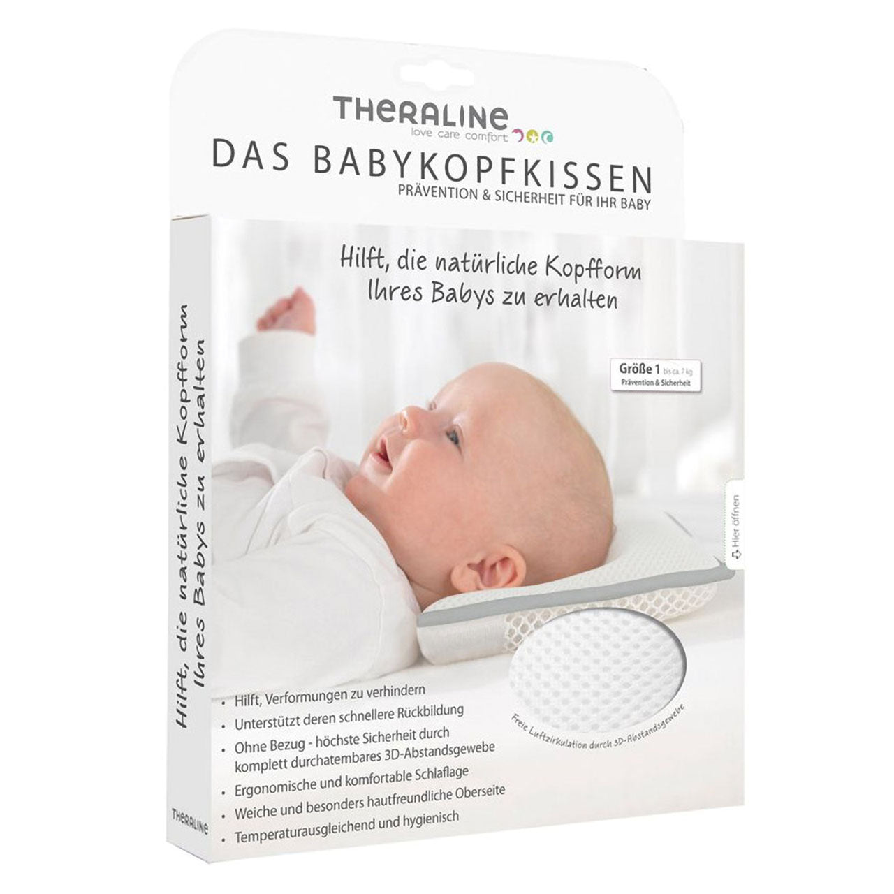 Theraline Babykopfkissen