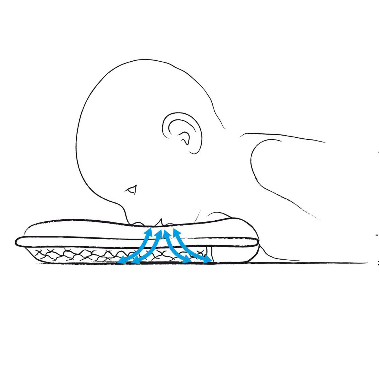 Theraline Babykopfkissen
