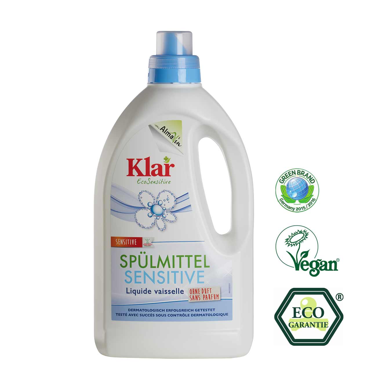 Klar Spülmittel sensitive ohne Duft