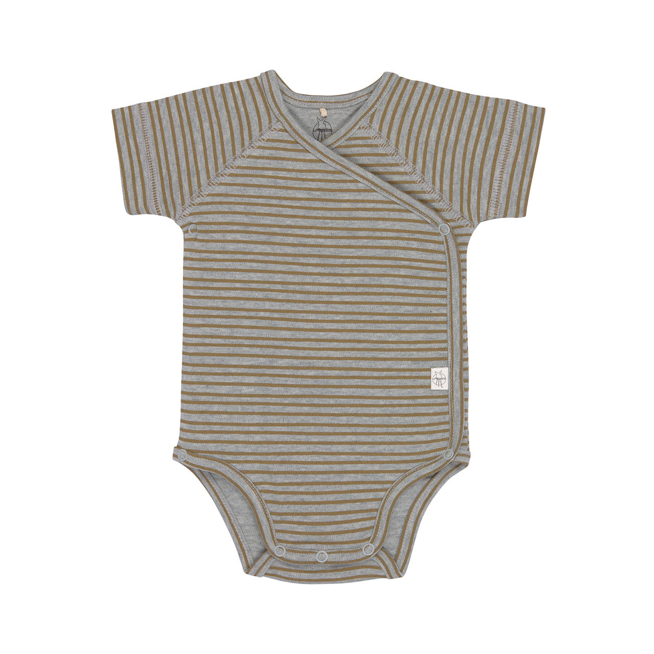 Lässig Cozy Colors Baby-Wickelbody Kurzarm aus Bio Baumwolle