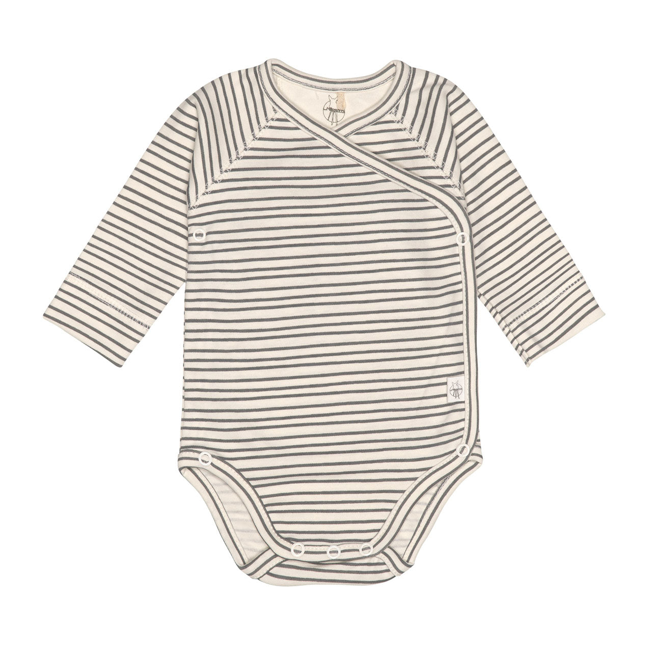 Lässig Cozy Colors Baby-Wickelbody Langarm aus Bio Baumwolle