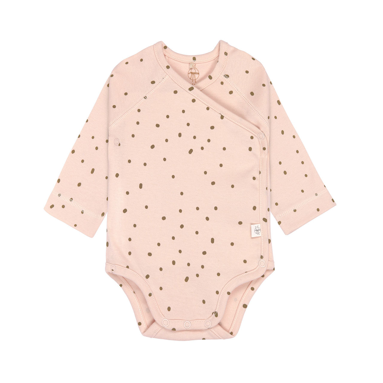 Lässig Cozy Colors Baby-Wickelbody Langarm aus Bio Baumwolle