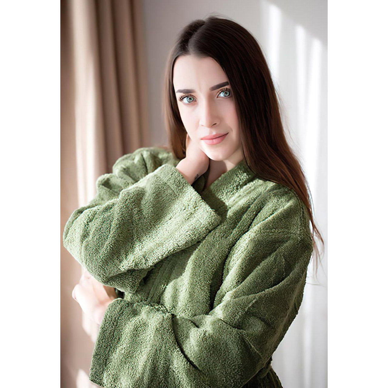 Ege Organics Frottee Unisex Bademantel aus Bio Baumwolle