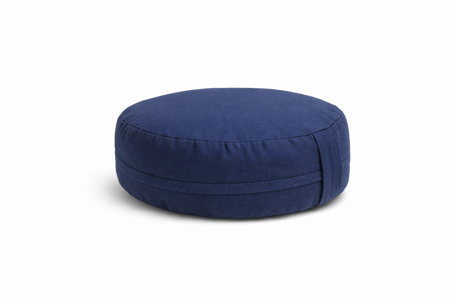 Mudis Meditationskissen Rund mit Dinkelspelz Füllung, 35 x 15 cm