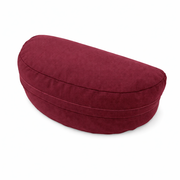 Mudis Meditationskissen Halbmond mit Dinkelspelz Füllung, 36 x 18 cm