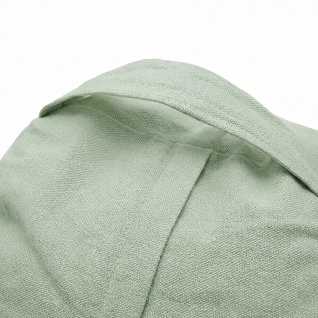 Mudis Meditationskissen Rund mit Dinkelspelz Füllung, 40 x 20 cm