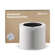 Blueair Mini Restful Ersatzfilter, runder Plissee-Filter mit Aktivkohleschicht, vor der Verpackung
