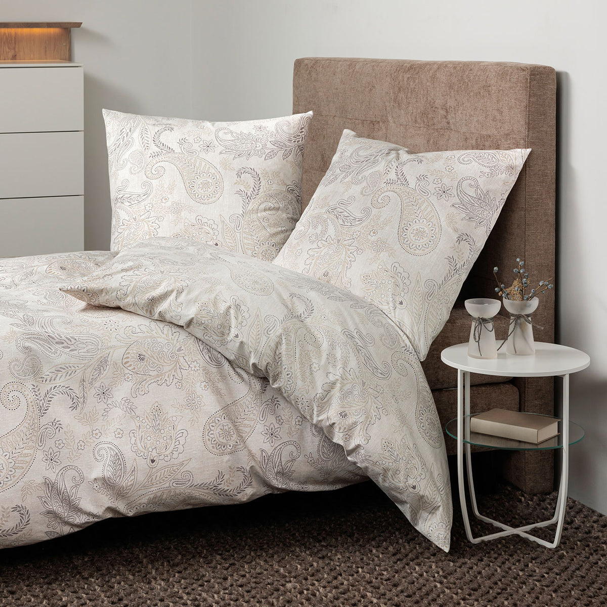 Janine Cortina Paisley Bettwäsche Set aus Baumwolle