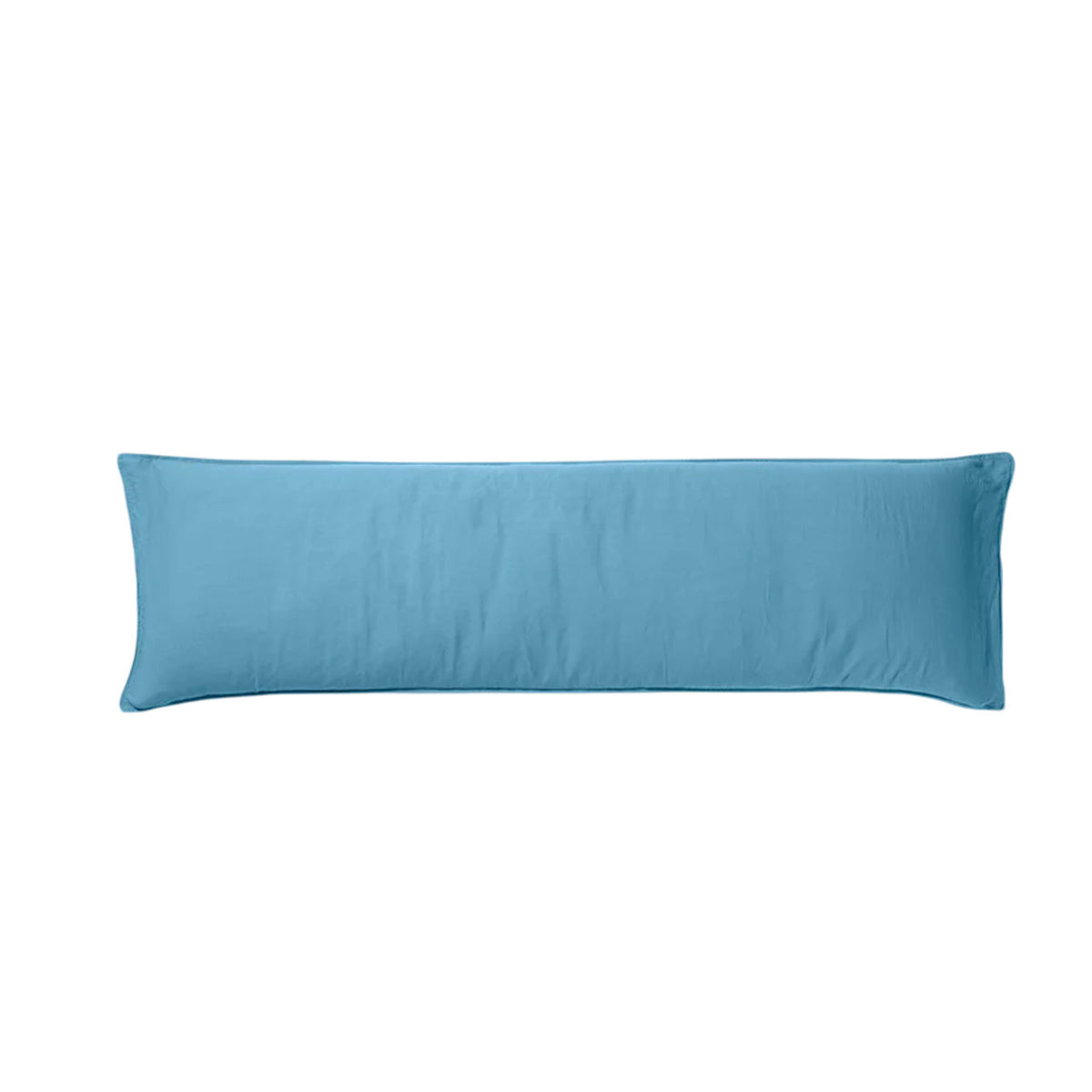 Suite702 bedMATE Leinen-Mix Kissenbezug in Blau, Seitenkissen, Gesamtansicht