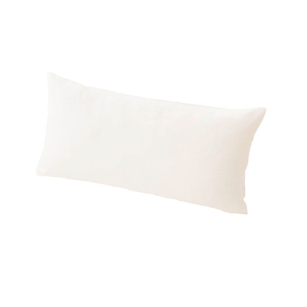 Cotonea Kopfkissenbezug aus Bio Baumwoll Jersey, Farbe: Weiß