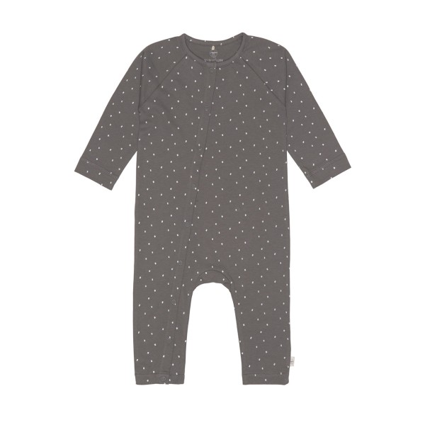 Lässig Baby Schlafanzug ohne Füße, vorne, Spots Anthracite
