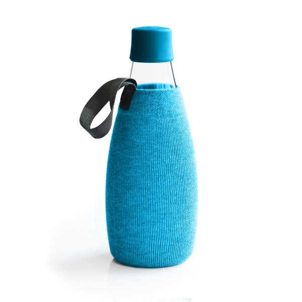 Retap Flaschenschutz aus Baumwolle für Retap 0,5l Trinkflaschen, Light Blue