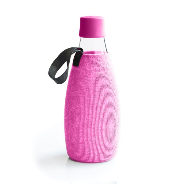 Retap Flaschenschutz aus Baumwolle für Retap 0,8l Trinkflaschen, Magenta