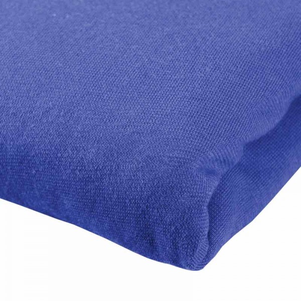 Cotonea Jersey-Spannbettlaken in Farbe Blau