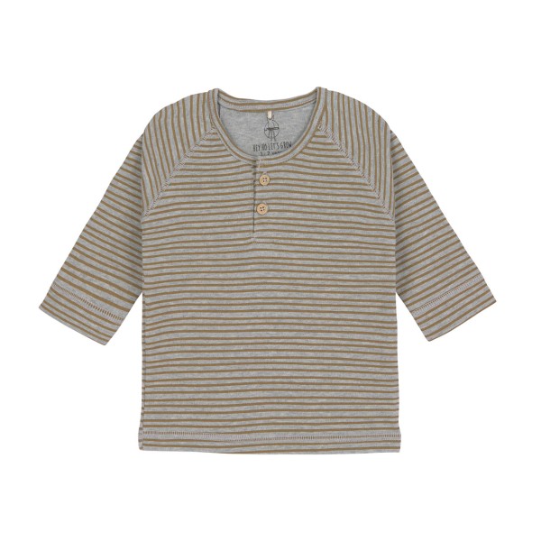 Lässig Langarm Shirt, vorne, Striped Grey/Anthracite