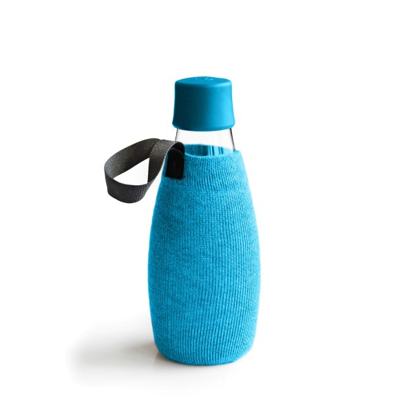 Retap Flaschenschutz aus Baumwolle für Retap 0,5l Trinkflaschen, Light Blue