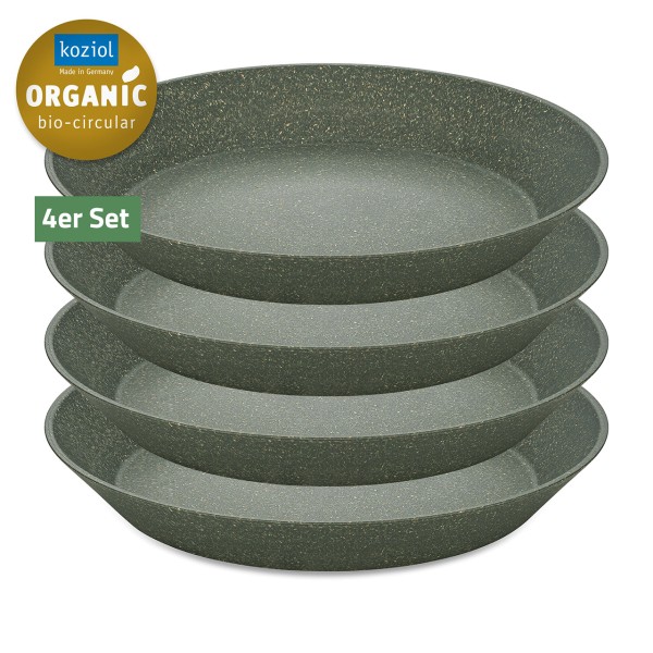 Koziol Connect Plate tiefe Teller in Farbe Nature Ash Grey