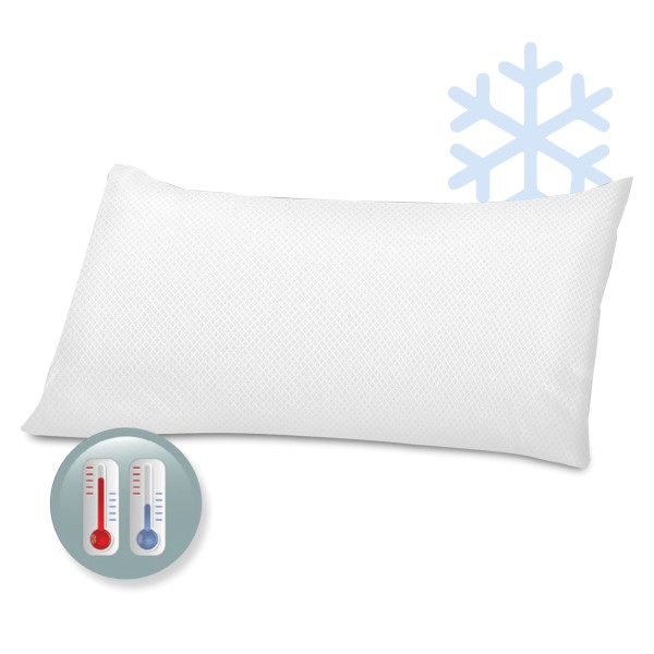Velfont® Kissenbezug Thermo Comfort Frost - kühler schlafen