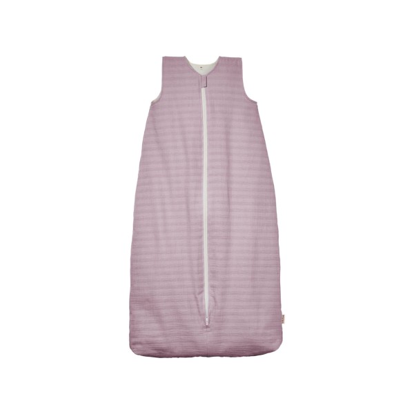 Cotonea Baby Sommerschlafsack aus Bio Baumwolle Musselin / Jersey - Farbe: Altrosa