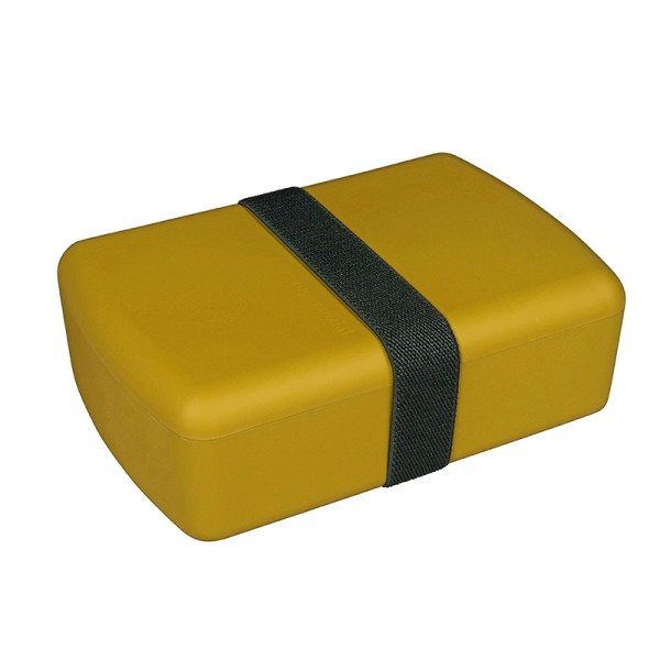 Zuperzozial Brotdose aus Bio Plastik - Farbe: Saffron Yellow