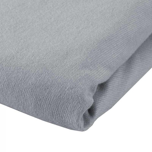Cotonea Jersey-Spannbettlaken in Farbe Grau