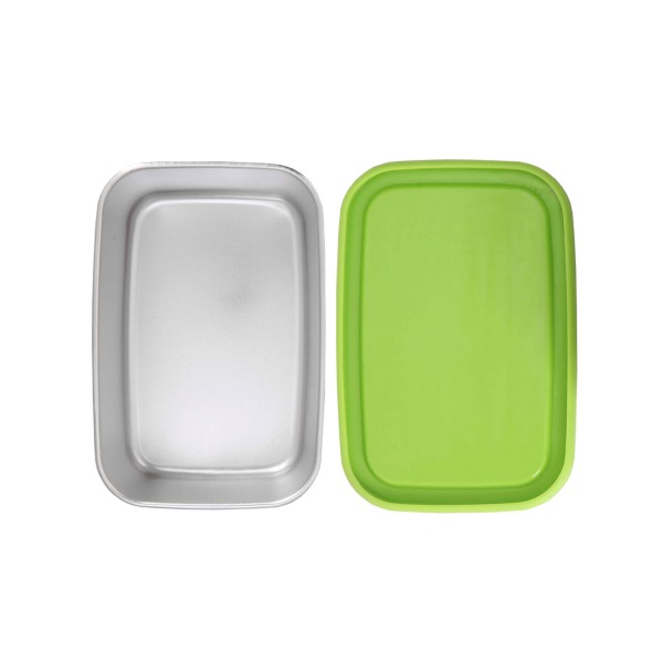 EcoTanka Lunchbox pocketBox 0,65l Edelstahl mit Silikondeckel grün