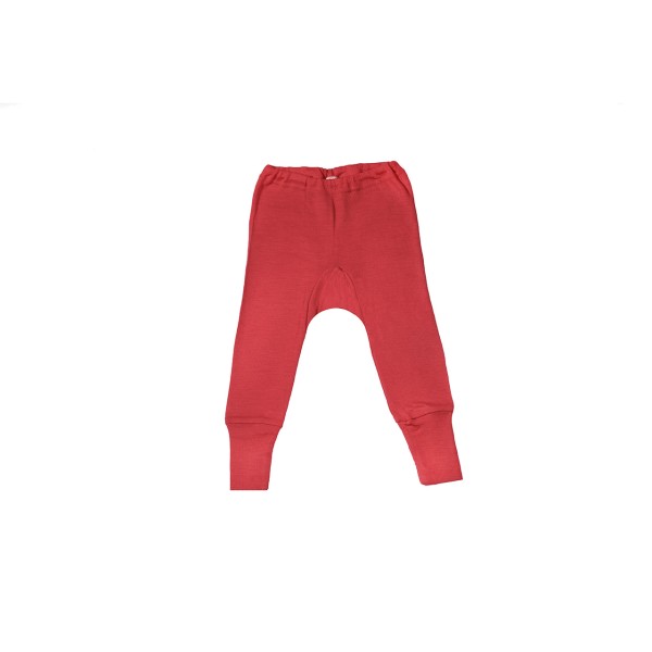 Cosilana Schlupf-Babyhose aus Bio Wolle / Seide in Farbe Uni Rot