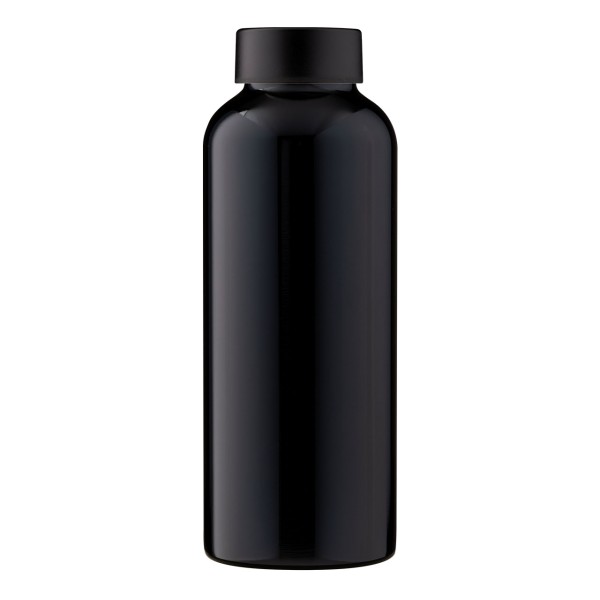 MAMA Wata - einwandige Trinkflasche aus 18/8er Edelstahl, 500ml, Schwarz