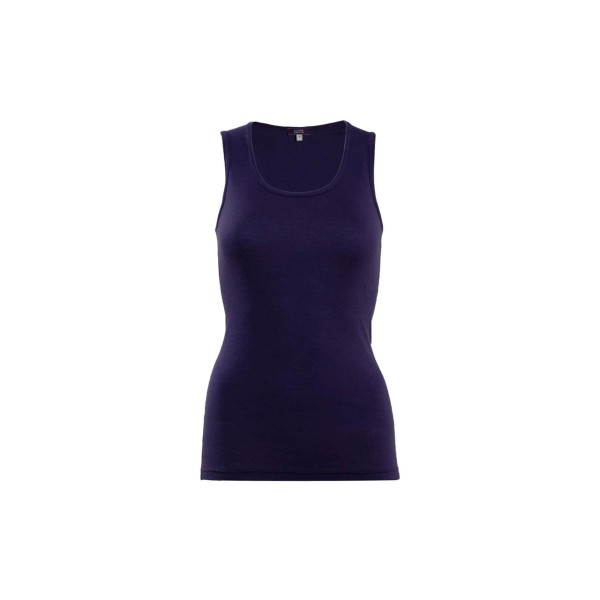 Living Crafts Beryl Damen-Unterhemd aus Bio Wolle / Bio Baumwolle, violet
