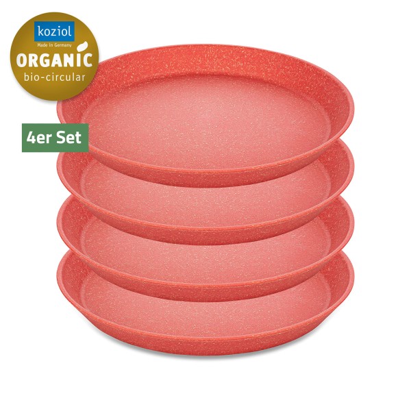 Koziol Connect Plate kleine Teller in Farbe Nature Coral