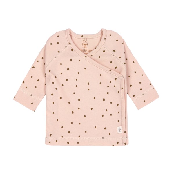 Lässig Kimono Shirt, vorne, Dots powder pink
