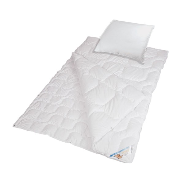 Softsan® Set: Allergy Wash Allergiker 4-Jahreszeiten-Bettdecke 2-tlg. und Kissen